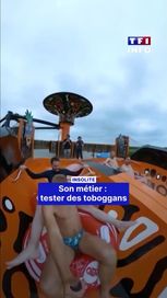 Son métier : tester des toboggans