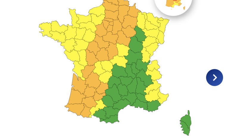 Météo-France : Augmentation des Alertes Orages en France