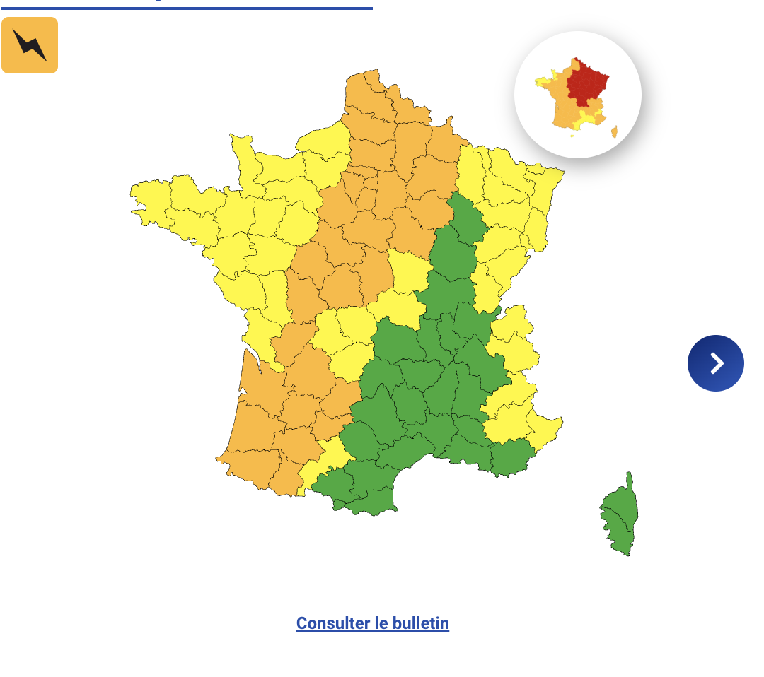 Météo-France : Augmentation des Alertes Orages en France