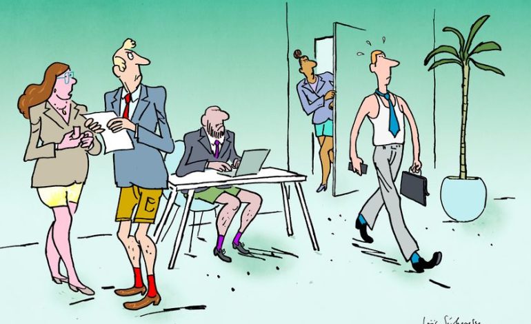 La canicule et le port du bermuda au travail : un changement en vue