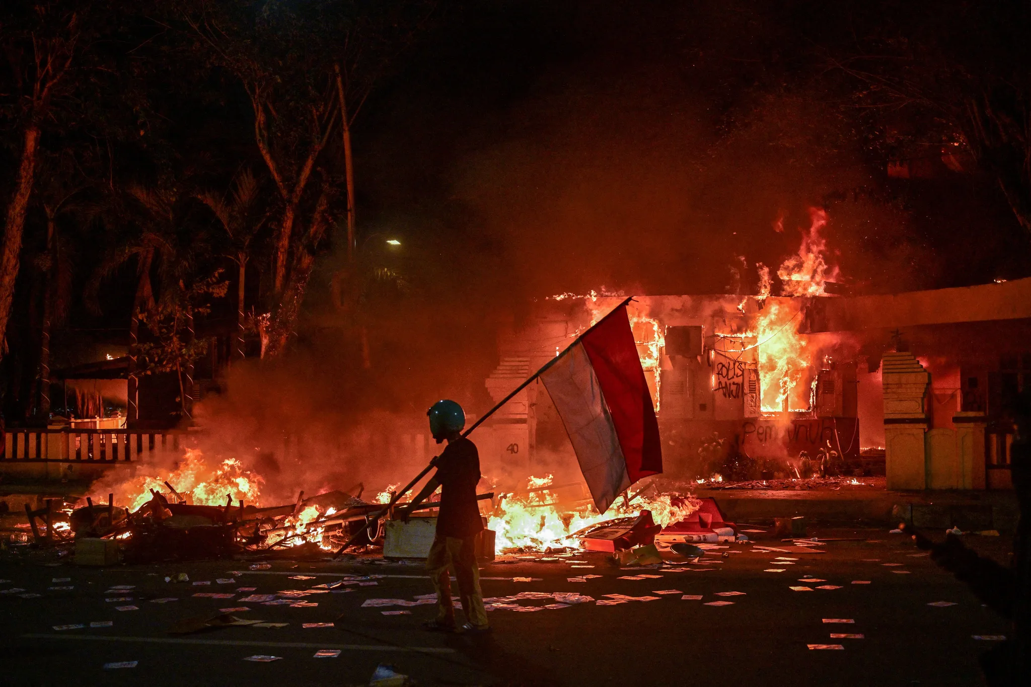 Les étudiants indonésiens protestent contre des politiques publiques