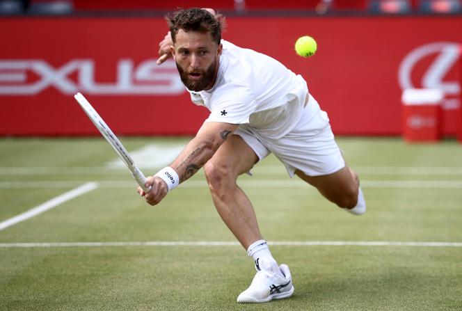 Le tennisman français Corentin Moutet et ses armes tactiques à Wimbledon