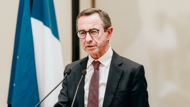 Meeting de Bruno Retailleau à Paris