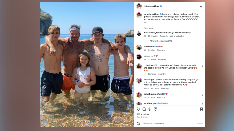 Des célébrités célèbrent la fête des pères