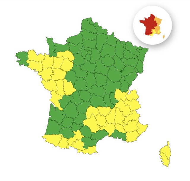 Vigilance Jaune Orages : 35 Départements Sous Surveillance