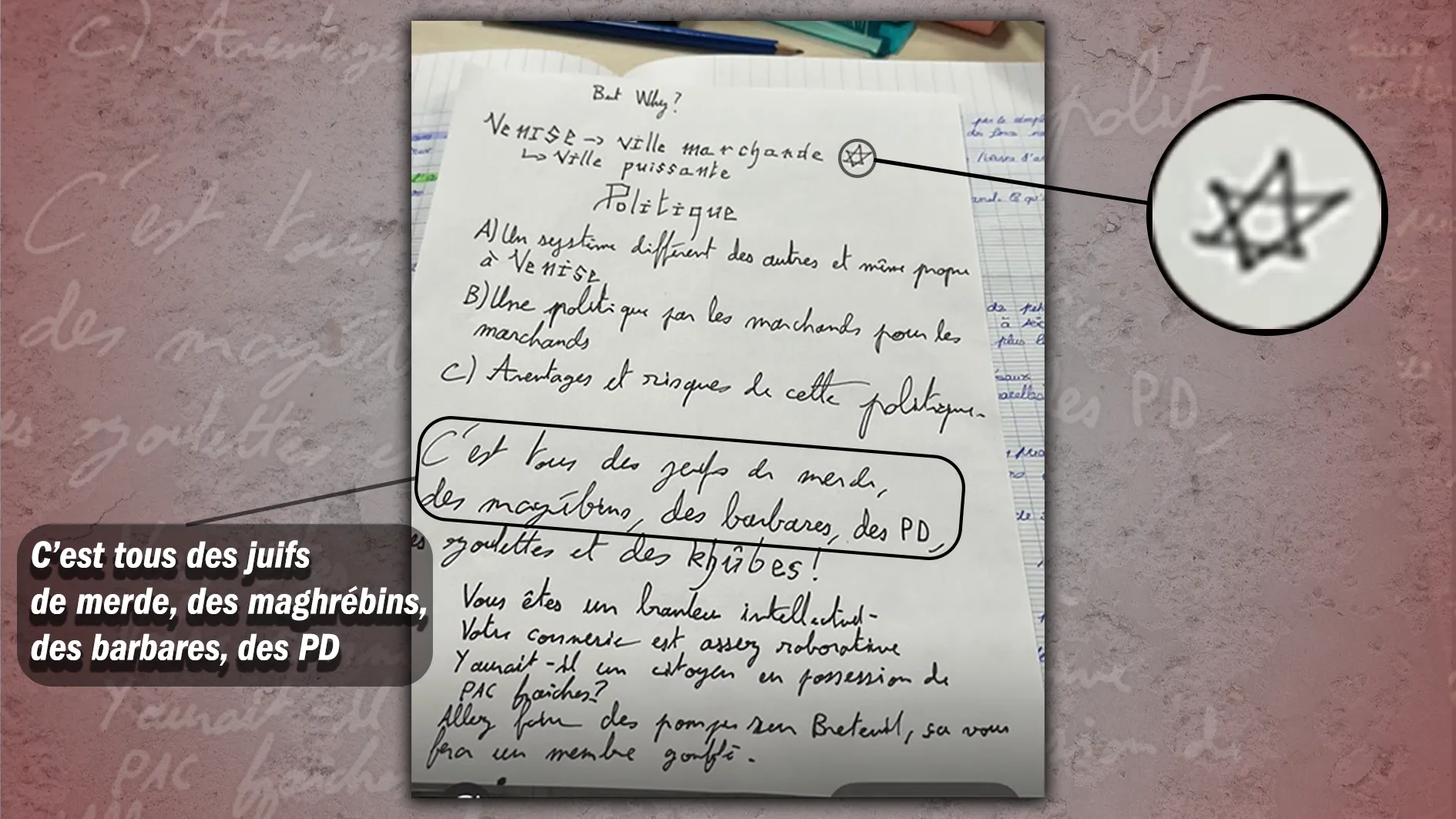 Affaire d&rsquo;incitation à la haine à l&rsquo;École normale catholique