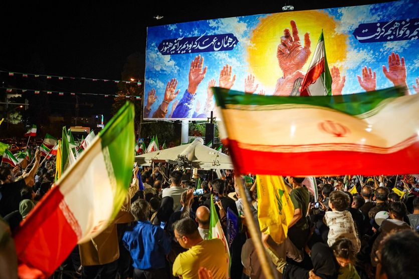 Exposition d&rsquo;un Drone lors d&rsquo;un Rassemblement en Iran