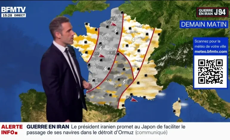 Les prévisions météorologiques actuelles par l&rsquo;équipe météo de BFMTV
