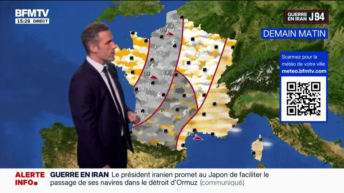 Les prévisions météorologiques actuelles par l&rsquo;équipe météo de BFMTV