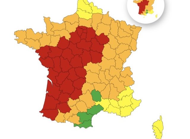 45 départements en vigilance orange pour canicule