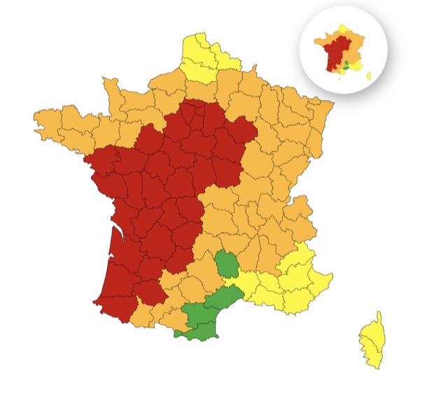 45 départements en vigilance orange pour canicule