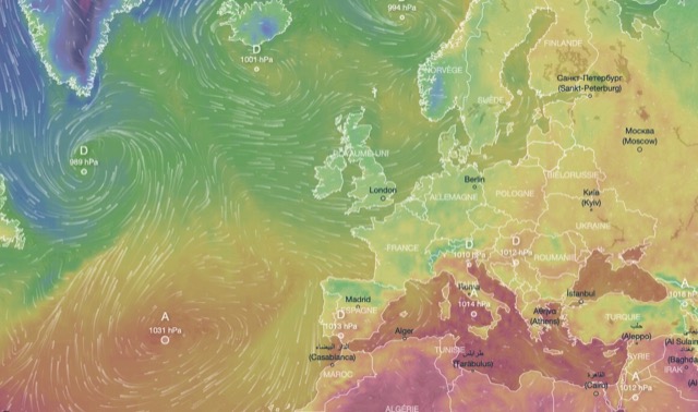 Changements climatiques en France : un été instable dû au jet-stream