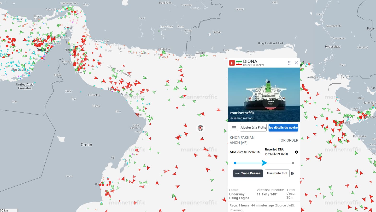 Deux supertankers iraniens traversent le blocus américain