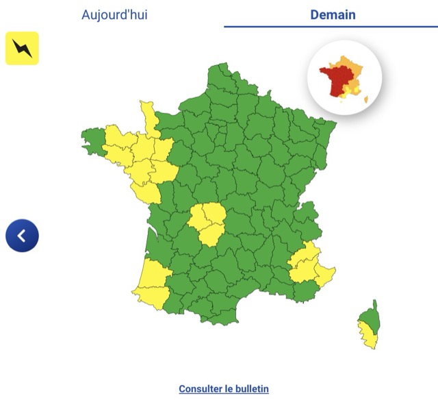 Alerte Météo : Orages et Canicule en France