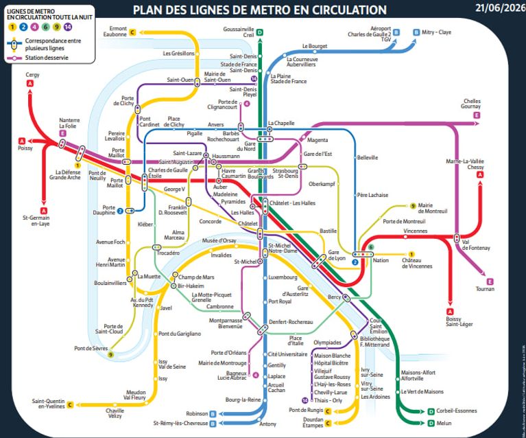 Transport nocturne pour la Fête de la Musique 2026