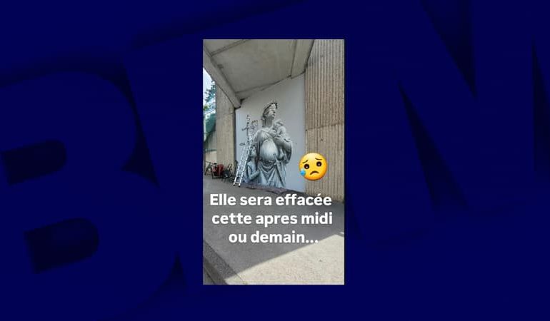 La fresque de Nacle à Besançon bientôt effacée