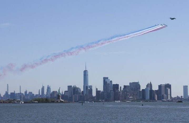 La Patrouille de France célèbre les 250 ans de la Déclaration d&rsquo;Indépendance Américaine
