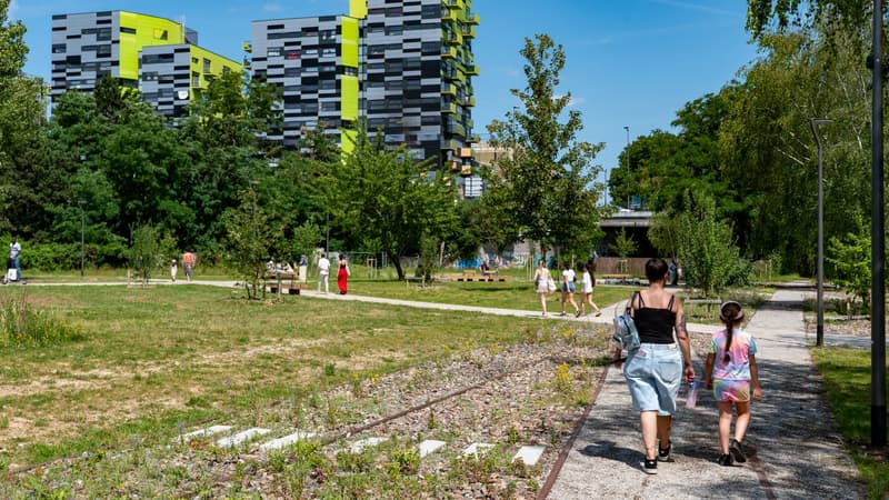 Inauguration du Parc Saint-Sauveur à Lille