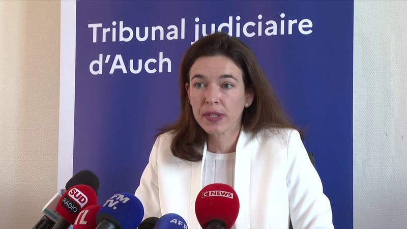 Conférence de presse de la procureure de la République d&rsquo;Auch sur le suspect Jérôme Barella