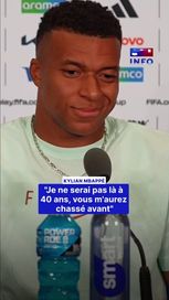 Kylian Mbappé envisage l&rsquo;avenir de sa carrière avec humour