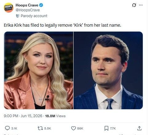 La désinformation autour d&rsquo;Erika Kirk et l&rsquo;influence des réseaux sociaux