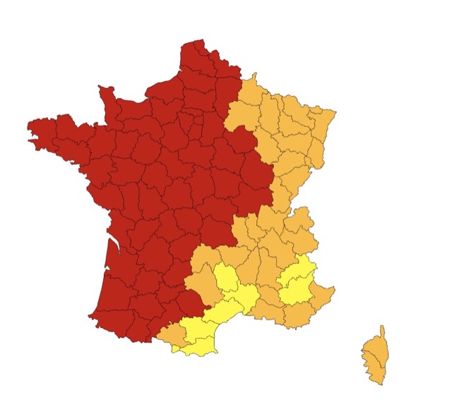 Vigilance Rouge : 58 départements en alerte canicule