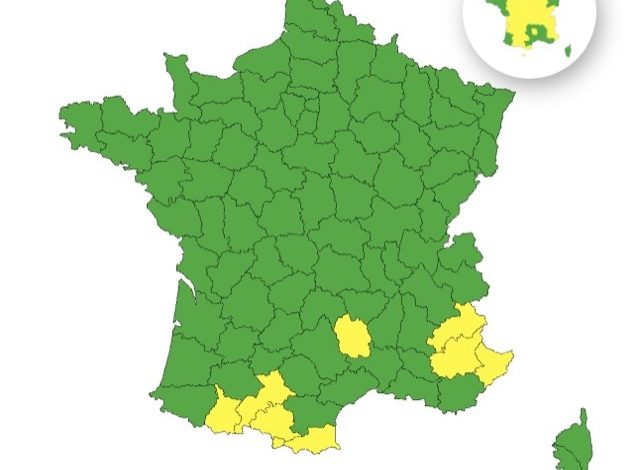 Alerte météo : orages et canicule en France