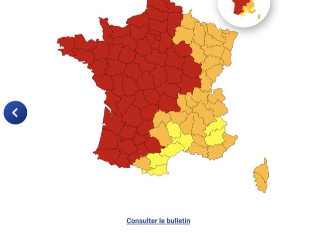31 départements en vigilance orange canicule