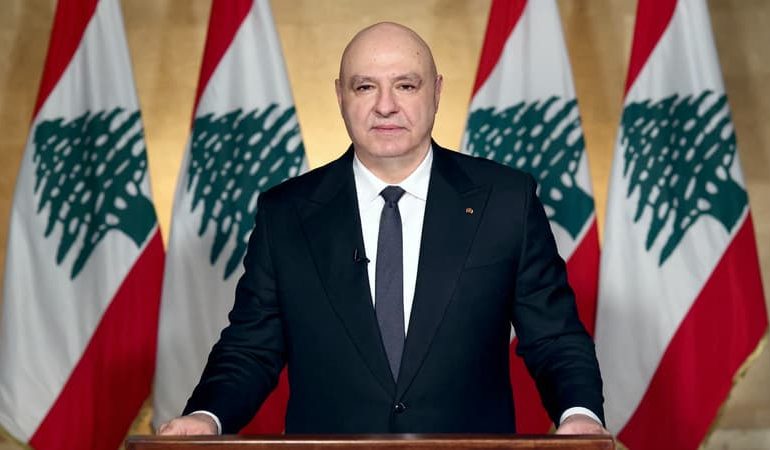 Joseph Aoun salue l&rsquo;accord de paix entre les États-Unis et l&rsquo;Iran