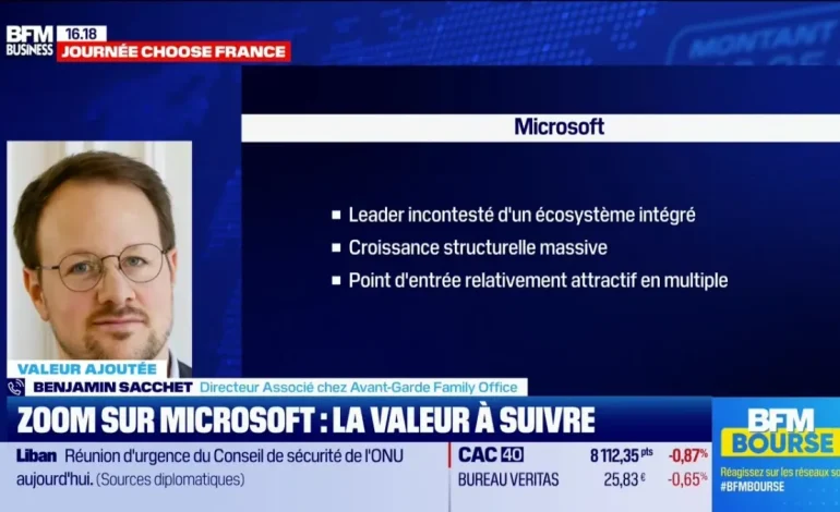 Analyse de Microsoft par Benjamin Sacchet