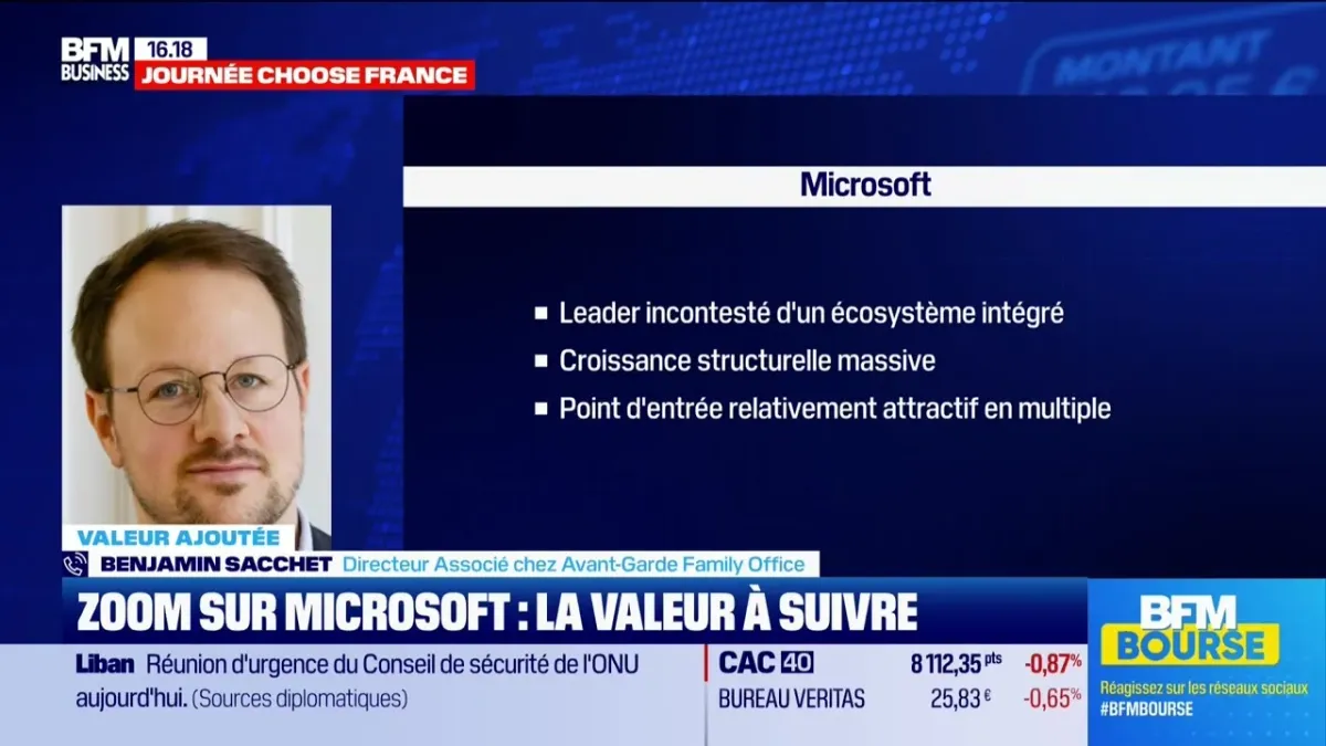 Analyse de Microsoft par Benjamin Sacchet
