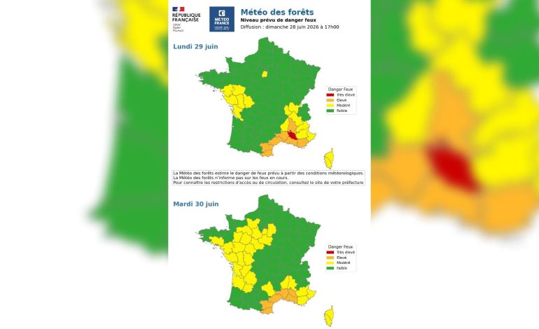L&rsquo;alerte des feux de forêt en France s&rsquo;intensifie