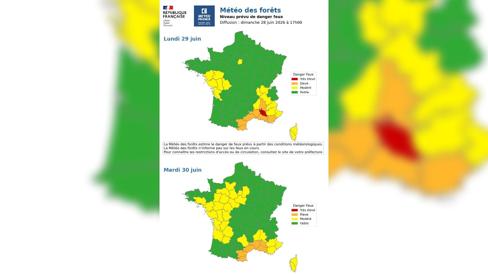 L&rsquo;alerte des feux de forêt en France s&rsquo;intensifie