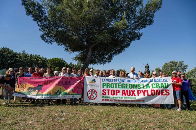 Opposition à la ligne électrique de 400 000 volts en Provence