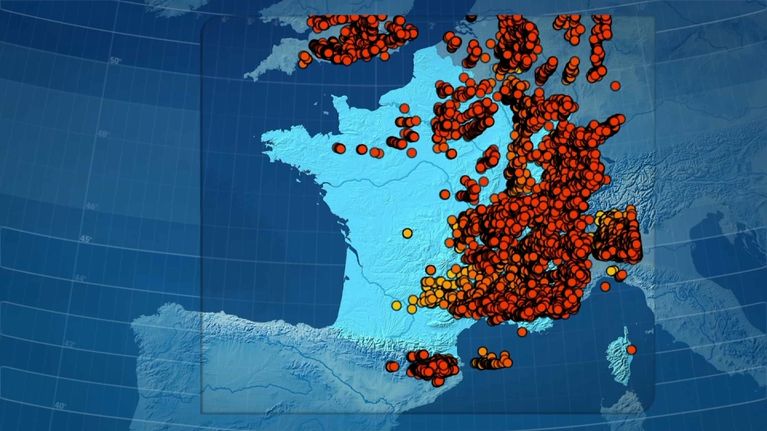 Des orages violents frappent plusieurs régions en France