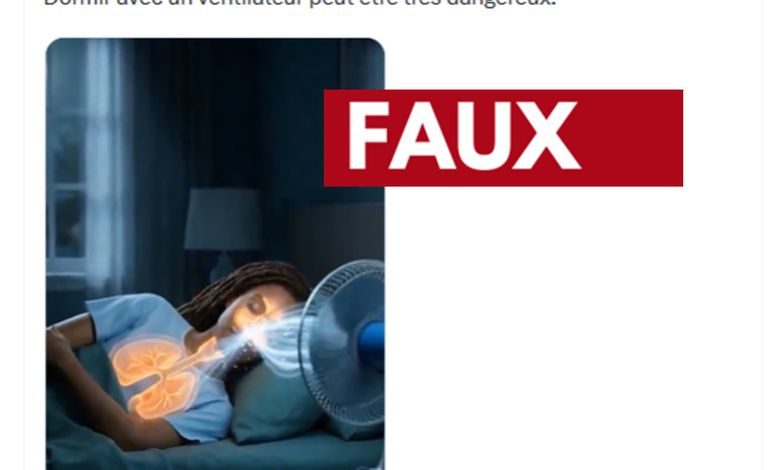 Dormir avec un ventilateur : réalité et mythes