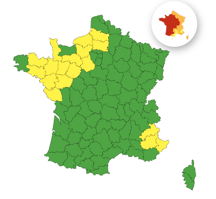 Météo-France annonce alerte pour orages et canicule