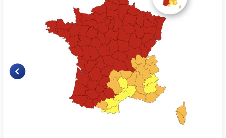 Vigilance Rouge Canicule Maintenue dans 72 Départements