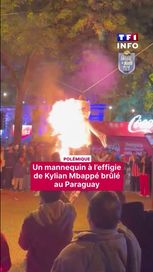 Mannequin à l&rsquo;effigie de Kylian Mbappé brûlé au Paraguay