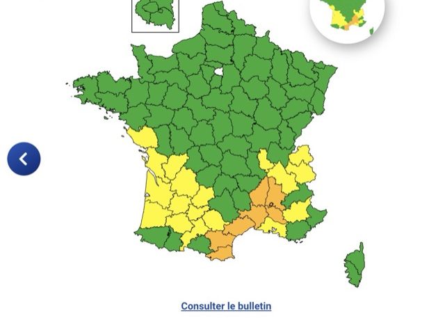 La chaleur revient en force : sept départements en alerte
