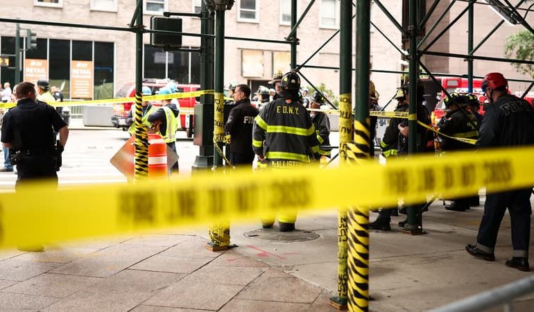 Évacuation à Manhattan : Gratte-ciel en rénovation sous haute surveillance