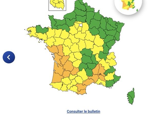 La France sous vigilance jaune canicule