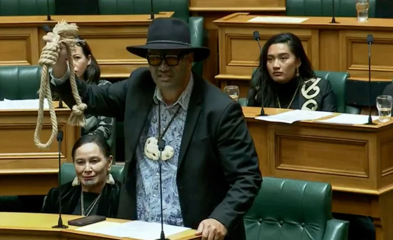 Rencontre historique entre les Maoris et les Français
