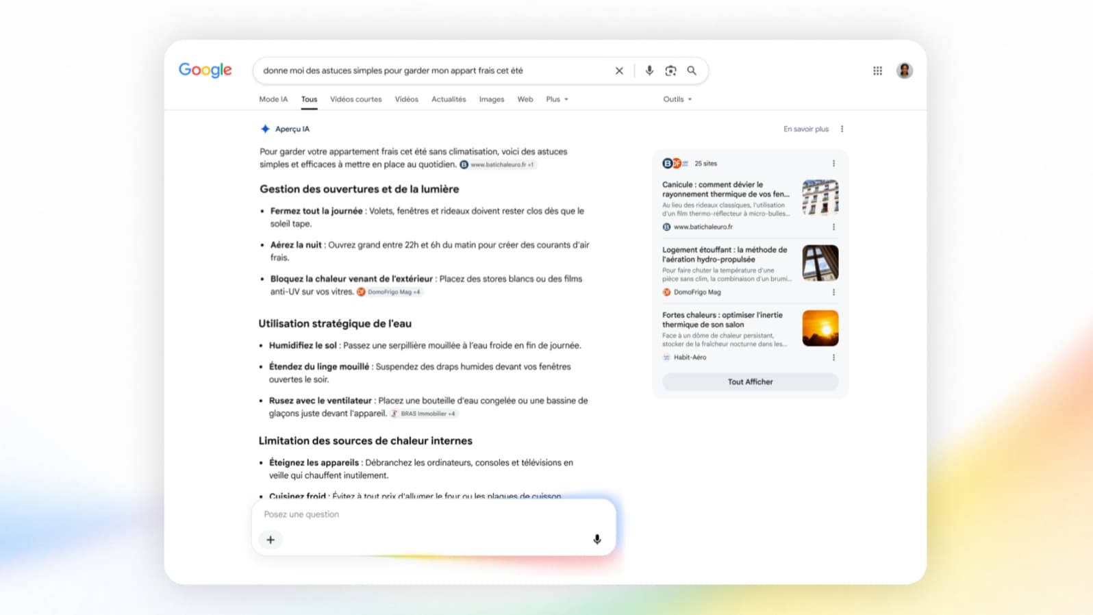 Comment désactiver les Aperçus IA de Google sur Chrome, Firefox et Safari