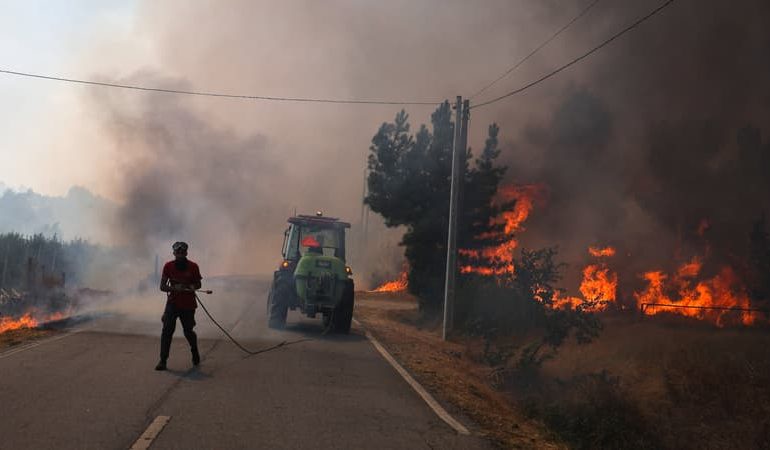 Le Portugal active l&rsquo;aide européenne face aux incendies