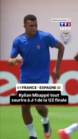 Kylian Mbappé prêt pour le match contre l&rsquo;Espagne