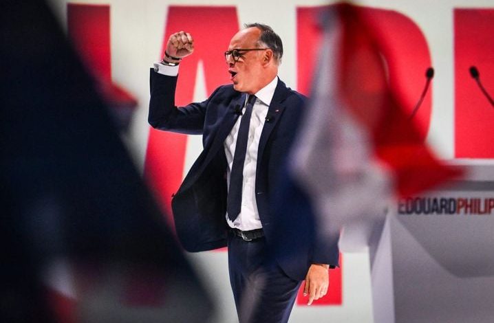 Edouard Philippe en campagne présidentielle à Paris