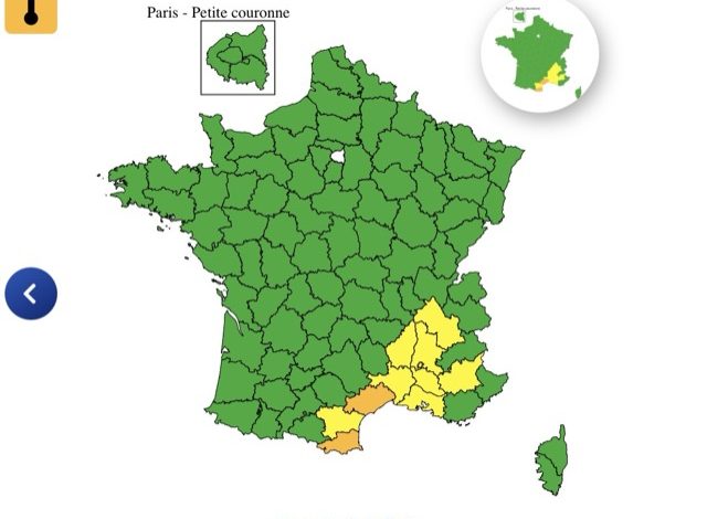 Vigilance jaune pour huit départements du sud-est face à la canicule
