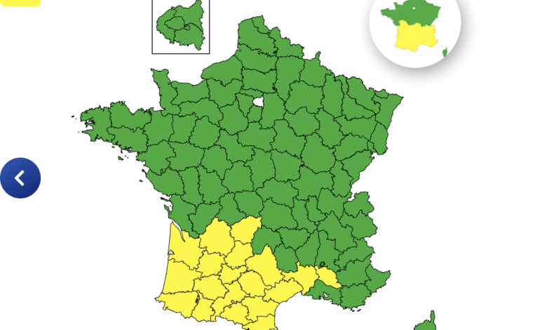 19 départements en vigilance jaune canicule