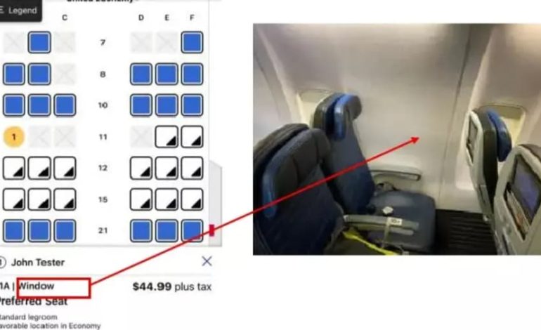 Les sièges sans vue de United Airlines: des frais contestés en justice